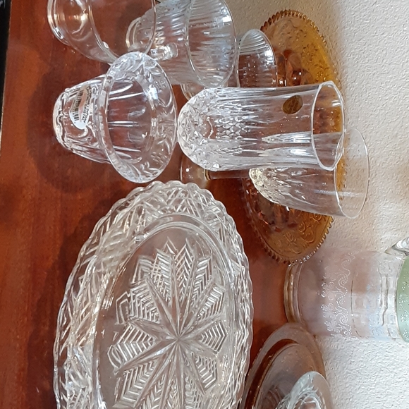 Crystal glass set - Picture 2 of 8